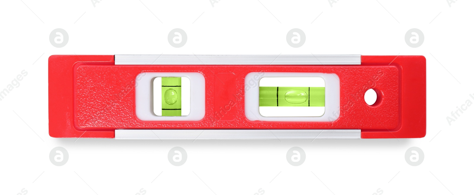 Red bubble level isolated on white. Building measuring instrument Image of Red bubble level isolated on white. Building measuring instrument