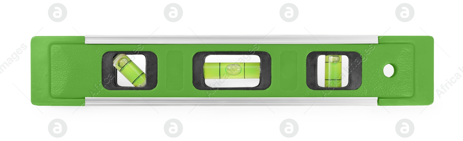 Green bubble level isolated on white. Building measuring instrument Image of Green bubble level isolated on white. Building measuring instrument