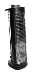 Photo of New modern electric heater isolated on white