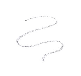 Photo of Black eyebrow pencil strokes isolated on white