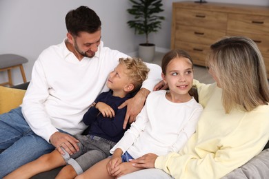Photo of Happy family spending time together at home