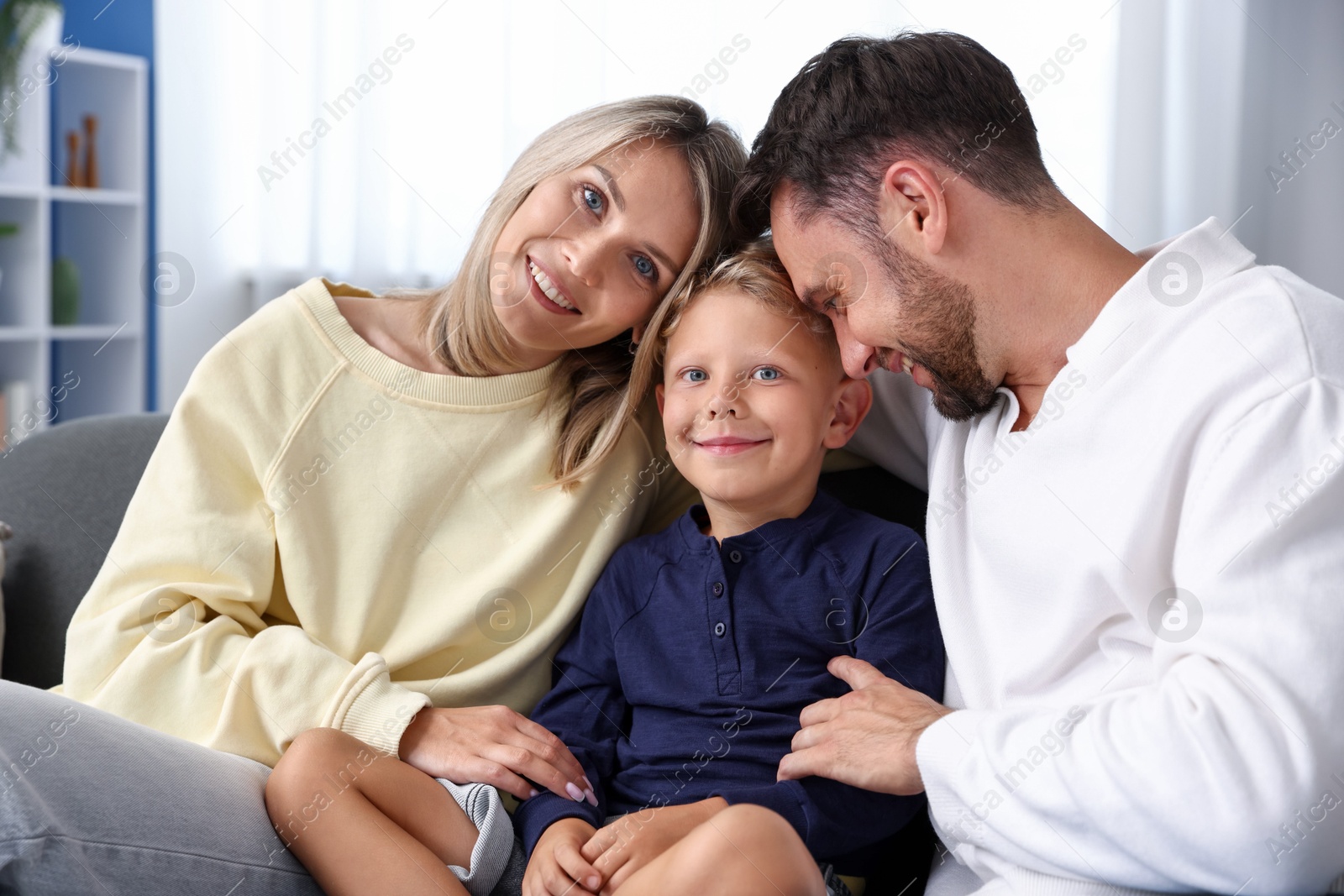 Photo of Happy family spending time together at home