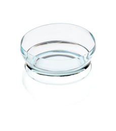 Photo of One transparent contact lens isolated on white