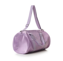 Photo of One stylish sports bag isolated on white