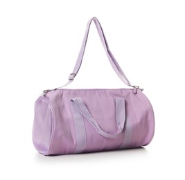 Photo of One stylish sports bag isolated on white