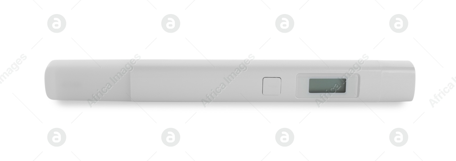 One modern nitrate tester isolated on white Photo of One modern nitrate tester isolated on white