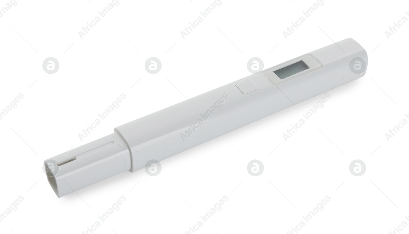 One modern nitrate tester isolated on white Photo of One modern nitrate tester isolated on white