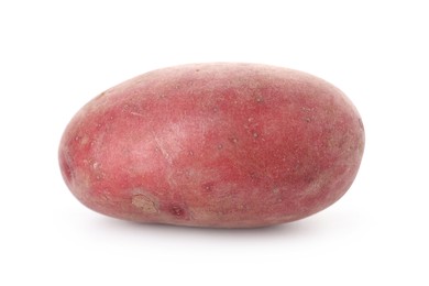 Photo of Fresh ripe red potato isolated on white