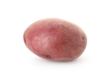Photo of Fresh ripe red potato isolated on white