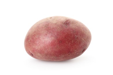 Photo of Fresh ripe red potato isolated on white