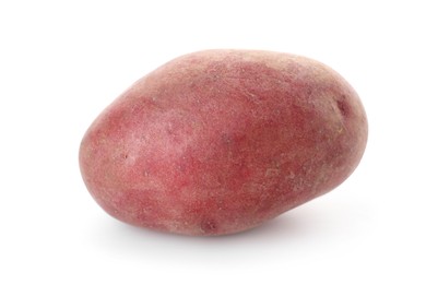 Photo of Fresh ripe red potato isolated on white