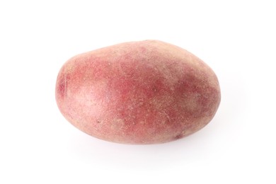 Photo of Fresh ripe red potato isolated on white