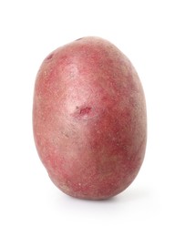 Photo of Fresh ripe red potato isolated on white