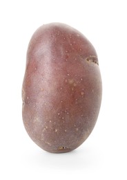 Photo of Fresh ripe red potato isolated on white