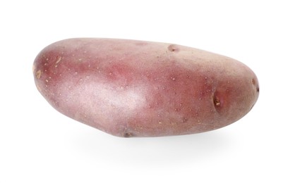 Photo of Fresh ripe red potato isolated on white