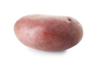 Photo of Fresh ripe red potato isolated on white