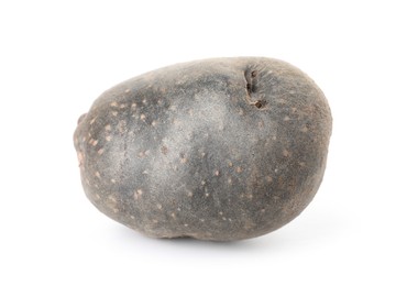 Photo of Fresh ripe purple potato isolated on white