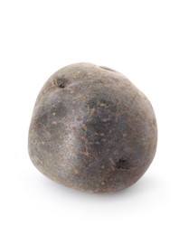 Photo of Fresh ripe purple potato isolated on white
