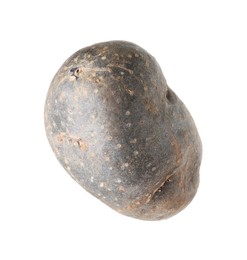 Photo of One whole purple potato isolated on white