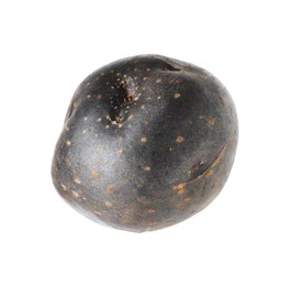 Photo of One whole purple potato isolated on white