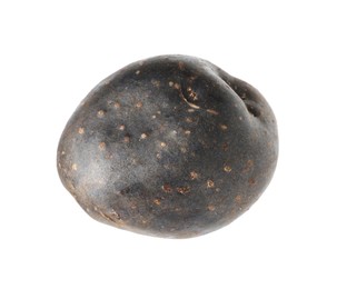 Photo of One whole purple potato isolated on white