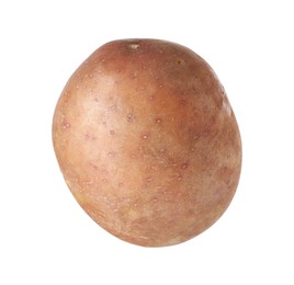 Photo of One whole ripe potato isolated on white