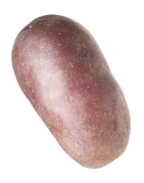 Photo of One whole red potato isolated on white