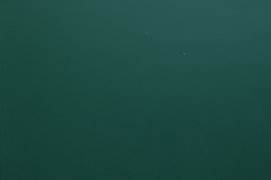 Photo of Blank green chalkboard as background. Space for text