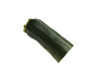 Photo of Piece of fresh zucchini isolated on white