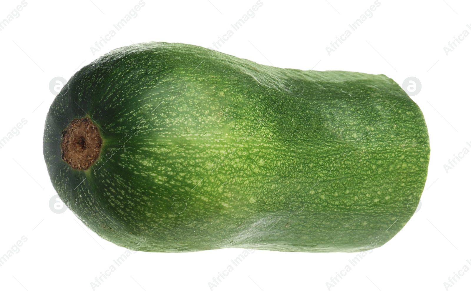 Piece of fresh zucchini isolated on white Photo of Piece of fresh zucchini isolated on white