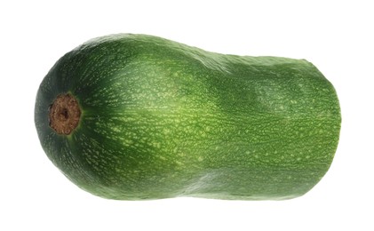 Photo of Piece of fresh zucchini isolated on white