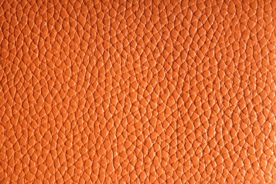 Photo of Texture of natural leather as background, top view