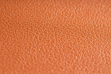 Photo of Texture of natural leather as background, closeup