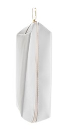 Photo of One stylish pencil case isolated on white