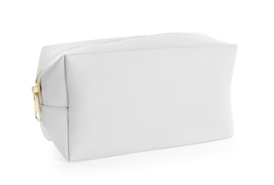 Photo of One stylish pencil case isolated on white