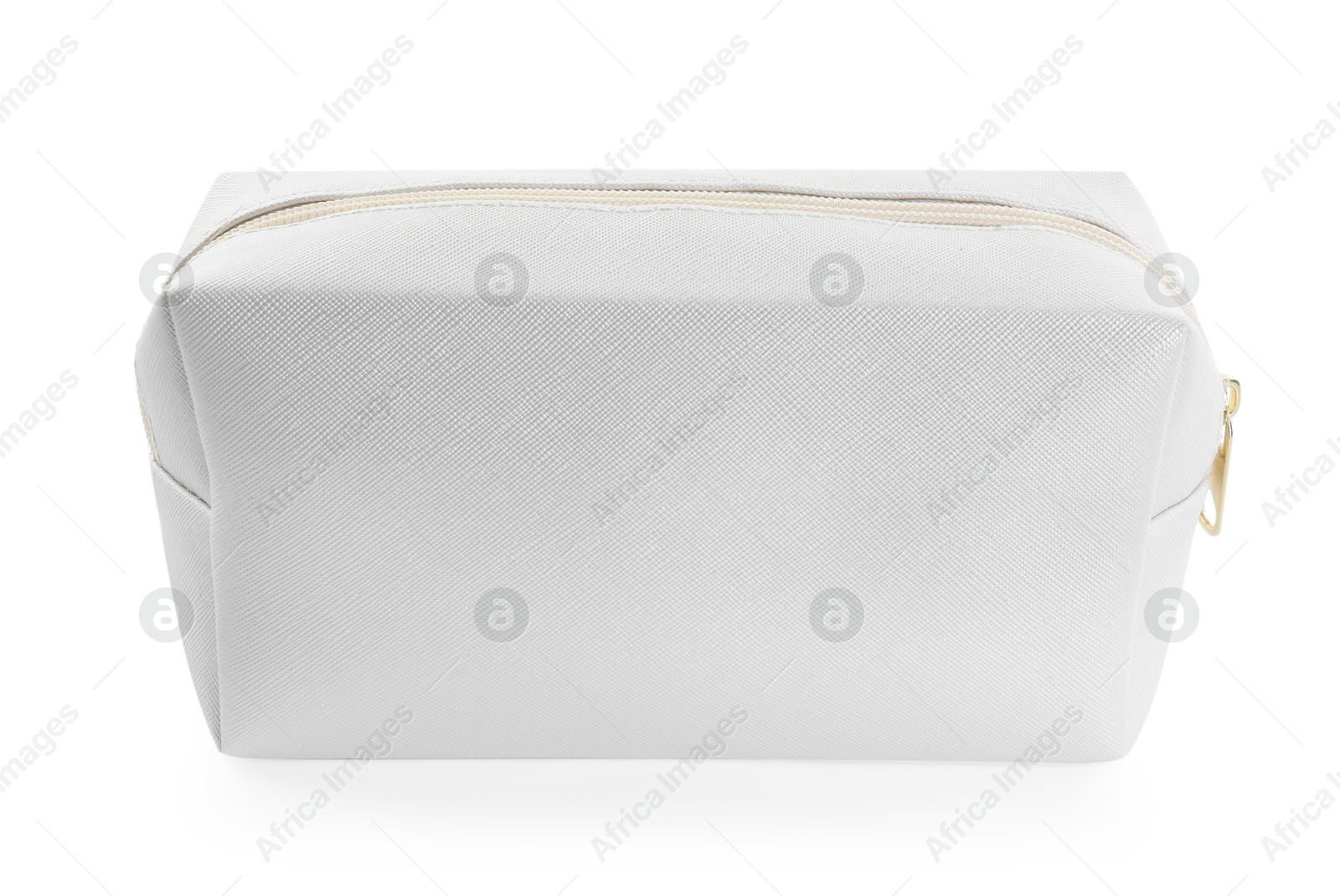 One stylish pencil case isolated on white Photo of One stylish pencil case isolated on white