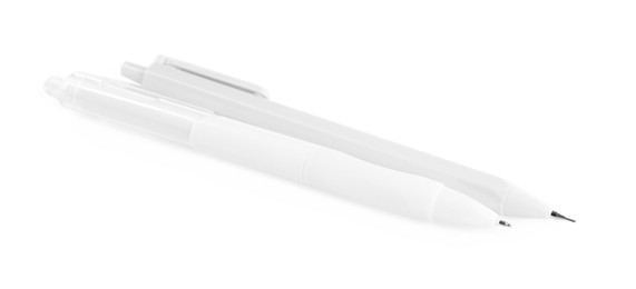 Photo of Pen and mechanical pencil isolated on white