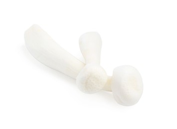 Photo of Fresh raw shimeji mushrooms isolated on white