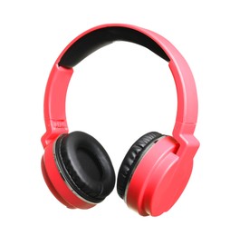 Image of Coral headphones with pads on white background