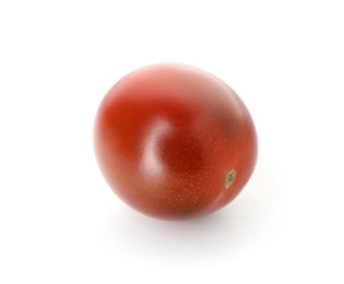 Photo of One ripe juicy tomato isolated on white