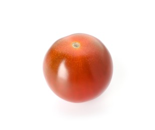 Photo of One ripe juicy tomato isolated on white