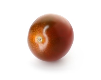 Photo of One ripe juicy tomato isolated on white