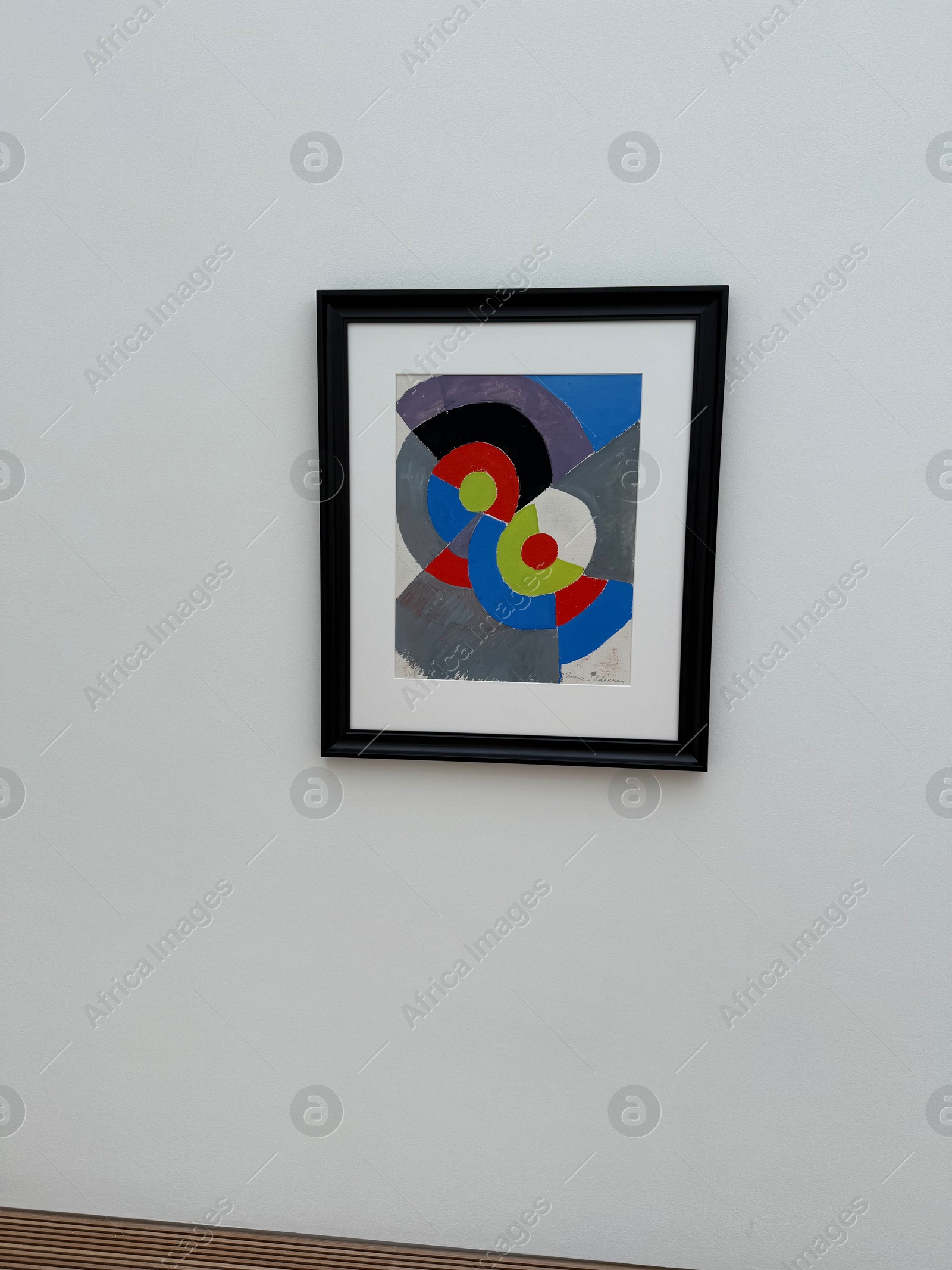 Wassenaar, Netherlands - June 28, 2025: Abstract picture on wall at Voorlinden museum Photo of Wassenaar, Netherlands - June 28, 2025: Abstract picture on wall at Voorlinden museum