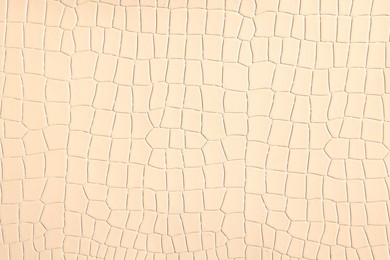 Photo of Texture of natural leather as background, top view