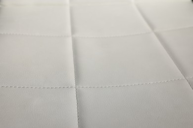 Photo of Texture of natural leather as background, closeup