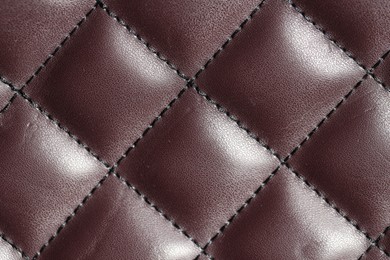 Photo of Texture of natural leather as background, top view