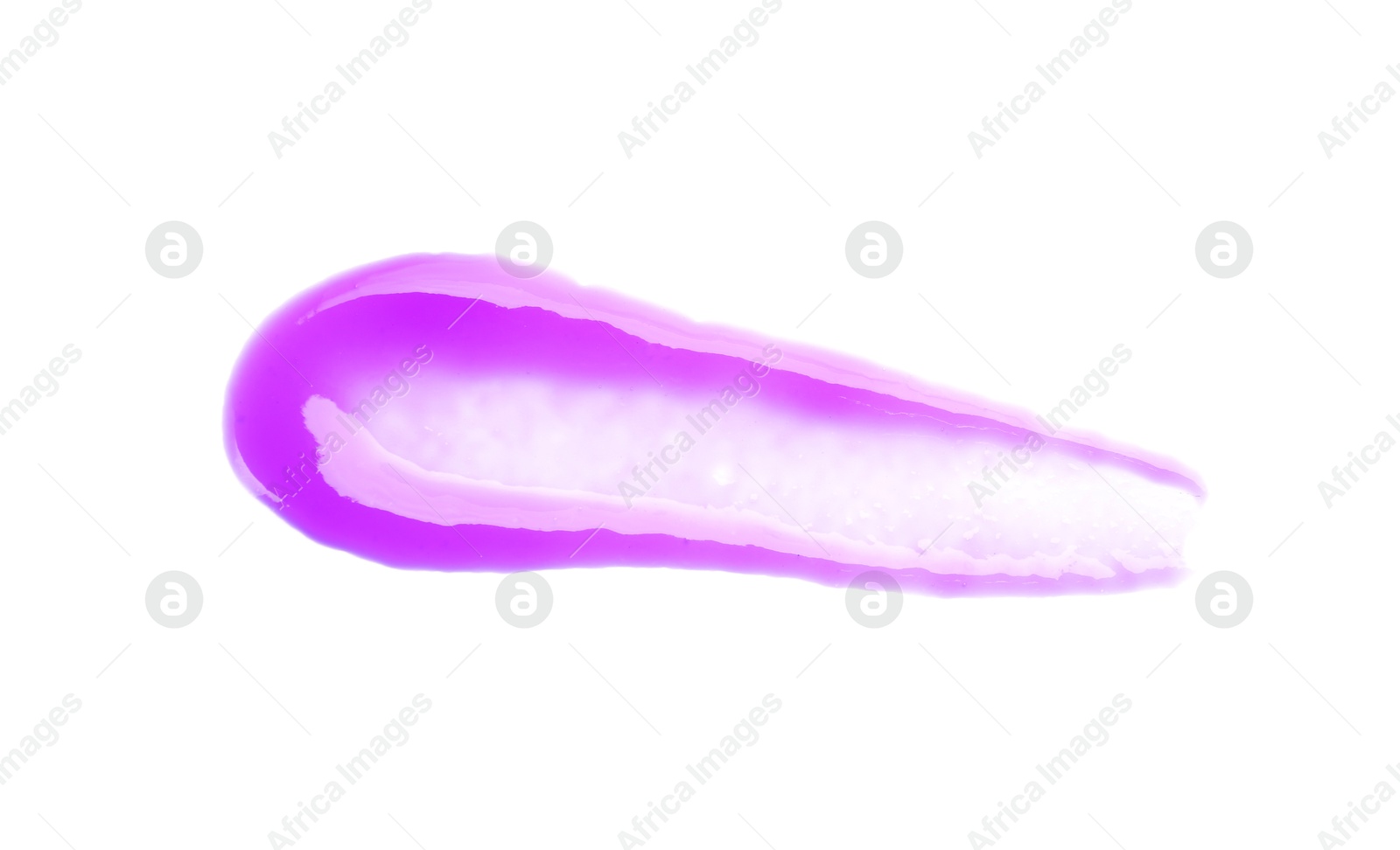 Sample of purple shampoo for blonde hair isolated on white, top view Photo of Sample of purple shampoo for blonde hair isolated on white, top view