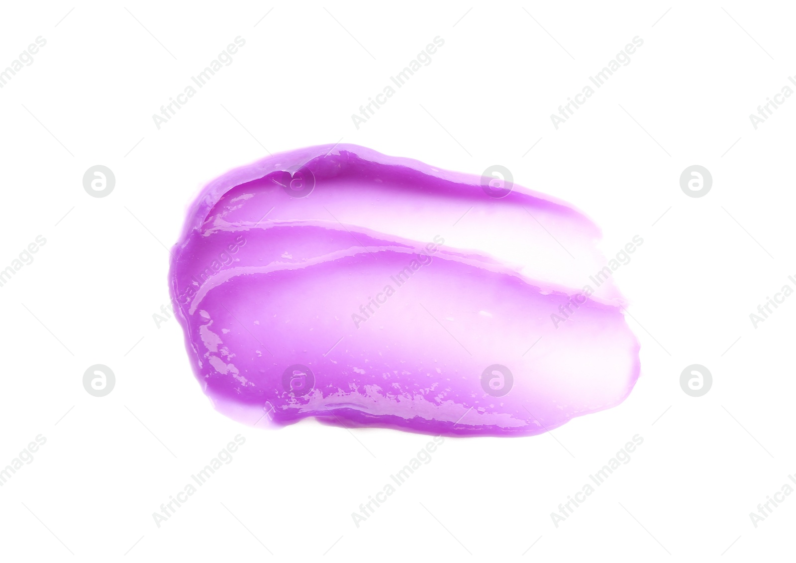 Sample of care cosmetic product for blonde hair isolated on white, top view Photo of Sample of care cosmetic product for blonde hair isolated on white, top view