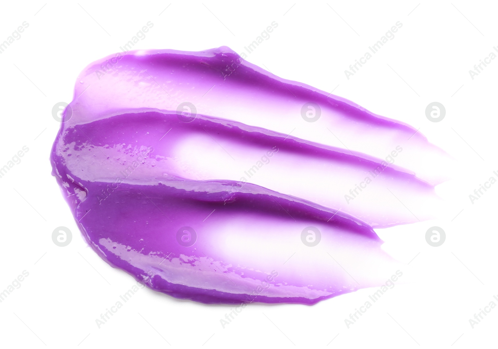 Sample of care cosmetic product for blonde hair isolated on white, top view Photo of Sample of care cosmetic product for blonde hair isolated on white, top view
