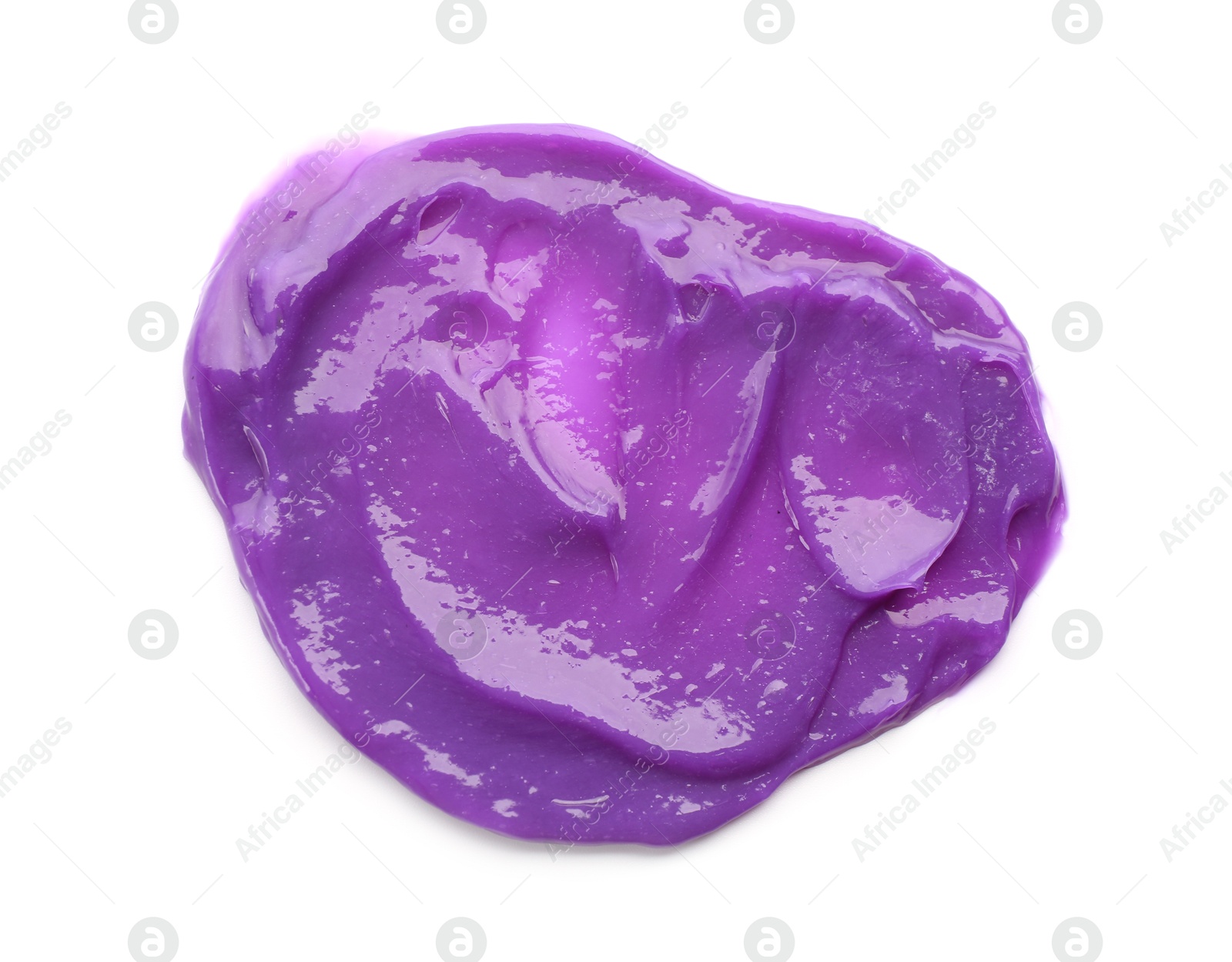 Sample of care cosmetic product for blonde hair isolated on white, top view Photo of Sample of care cosmetic product for blonde hair isolated on white, top view